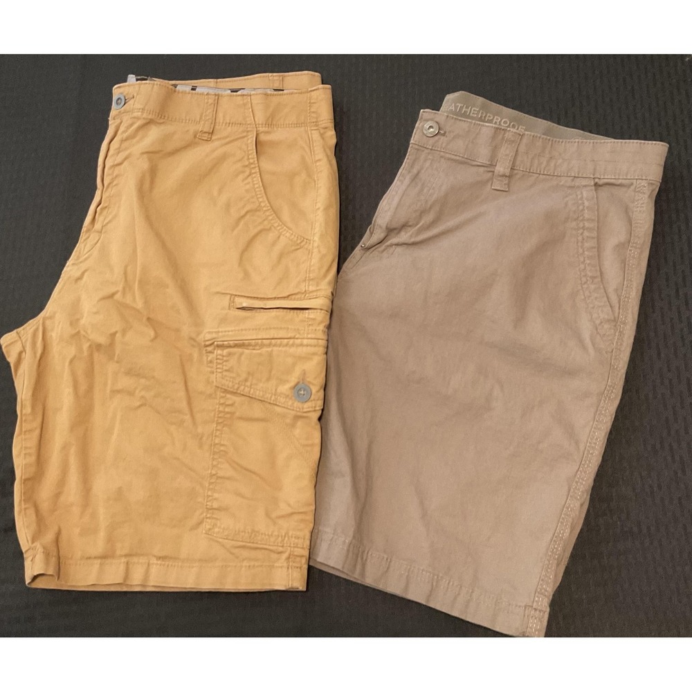 Mixed Brands Shorts Lot Of 2 Mens 36 Multicolor Cargo Chino Stretch Casual
